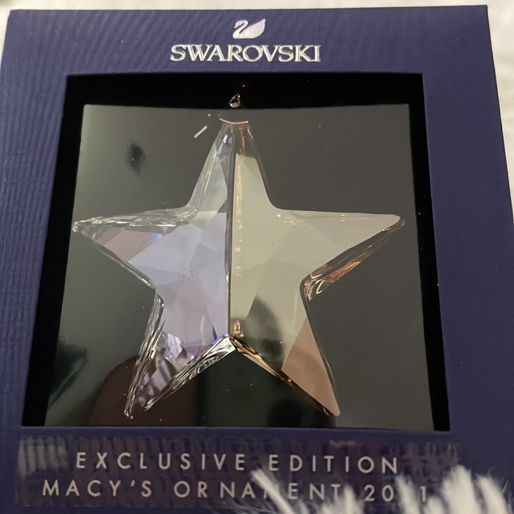 Swarovski Crystal Exclusive Edition Macy’s Ornament 2021 New in Box